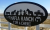 Hafla Ranch Jordan MT sign